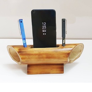 ที่ใส่มือถือไม้ไผ่พร้อมเครื่องขยายเสียงโทรศัพท์ลำโพงเสียงสำหรับผู้ถือปากกาทุกประเภท - Product Image 2