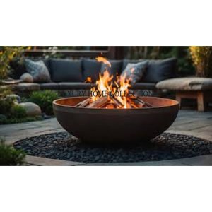 Collapsible portable metal <b>fire</b> <b>pit</b> with sturdy locking mechanism for secure setup in any backyard or camping site - Product Image 6