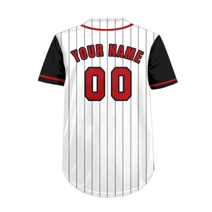 Nouvelle arrivée, maillot de sport unisexe pour le baseball, 100% polyester, imprimé par transfert thermique, respirant, antibactérien, grande taille, séchage rapide - Product Image 3