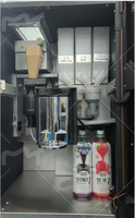 Distributeur automatique de café expresso MACAS entièrement automatique, écran tactile 15,6 pouces, chaudière en acier inoxydable, prise en charge du sirop, 9 fonctions