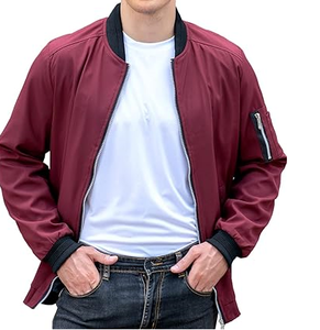 Veste bomber légère en softshell ajustée pour homme - Product Image 1