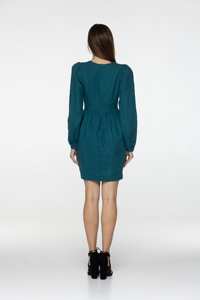 Vestido negro sólido profundo con espalda de verano de aspecto bohemio natural, diseño de patrón de estampado de Color sólido personalizado, vestidos de playa de mujer personalizados - Product Image 4