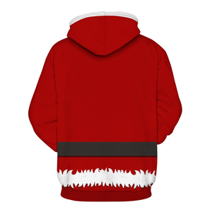 Sudadera con Capucha Navideña, Cálida, de Forro Polar, Informal, con Estampado Navideño para Hombre, Adolescente, Regalo, Estilo Moderno, Navidad, Alegría - Product Image 2