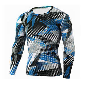 High Quality Lightweight Long Sleeve <b>MMA</b> <b>Rash</b> <b>Guard</b> for Men Custom Logo Breathable Wholesale - Product Image 3