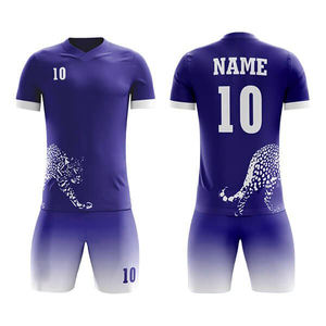 Camiseta de fútbol 100%, camiseta de fútbol de tela de poliéster, camiseta de fútbol de club, camiseta de equipo, uniforme de equipo de fútbol - Product Image 3