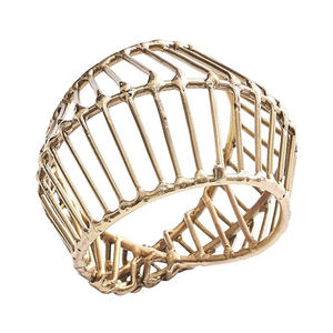 Fork Fold Look Designer Silver Plated Napkin <b>Ring</b> with Modern Look Royal Look High Quality Napkin <b>Ring</b> for Wedding - Product Image 5