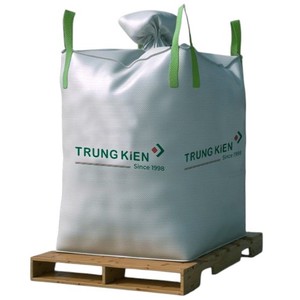 Vente en gros sac Jumbo 500-2500kg blanc 4 panneaux boucle d'angle tissé PP personnalisé de l'impression du fabricant du Vietnam - Product Image 4
