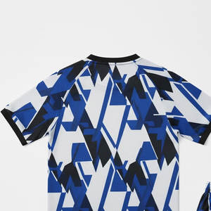 Uniforme de fútbol transpirable de secado rápido, ropa de entrenamiento, camiseta y pantalones cortos de poliéster para equipos de fútbol, para hombres y niños, con logotipo personalizado, conjunto deportivo. - Product Image 2