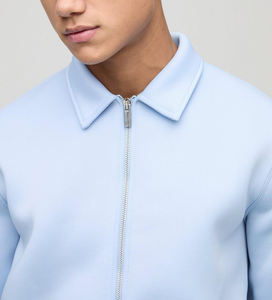 Wholesale Custom Tracksuit Sportswear Men Light Blue Tracksuit Set 100% Cotton Modern Fit Smooth <b>Fabric</b> Tracksuits Co-Ord Outfit - Product Image 3