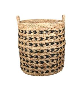 Cesta de ratán hecha a mano con material ecológico de diseño antiguo y uso multiusos para almacenamiento en el hogar y la Oficina - Product Image 1