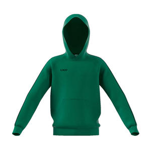 Sweat à capuche pour filles, manches longues, avec capuche réglable, service OEM, prix de gros, couleur unie / Vêtement décontracté, parfait pour l'hiver - Product Image 2