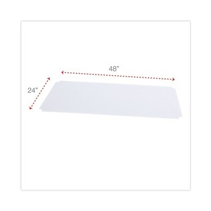 Alera ALESW59SL4824 Forros de plástico transparente para estantes de 48 pulgadas. X 24 pulgadas Estantes de Alambre, Paquete de 4 - Product Image 2