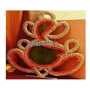 โครงพิฆเนศกรอบพระพิฆเนศแบบแขวนมีเอกลักษณ์ของตกแต่งงานแต่งงานอุปกรณ์ประกอบฉากตกแต่งไฟเบอร์รูปแบบใหม่ - Product Image 1