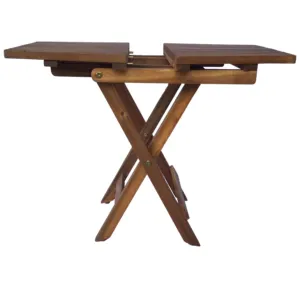 Tables d'extérieur à prix d'usine Table Tamarack Table de pique-nique pliable en bois naturel fabriqué au Vietnam fournisseur