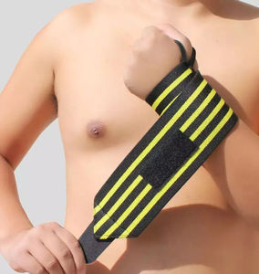 Muñequeras ajustables para levantamiento de pesas hechas a mano en Pakistán para entrenamiento de culturismo en verano - Product Image 3