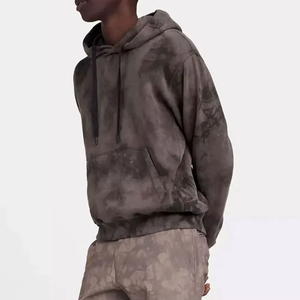 Sweat-shirts à capuche pour hommes avec logo personnalisé, imprimé délavé à l'acide, 100% coton, surdimensionné, respirant, léger, hiver - Product Image 5