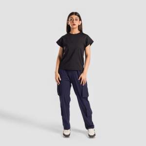 Pantalones Cargo Navy Archive Transpirables de Cintura Media Estilo Urbano con Corte Regular para Otoño - Product Image 4