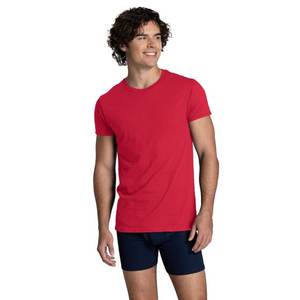 T-shirt à manches courtes en coton épais de 230g pour hommes chemise de fond de couleur unie à la mode Hip Hop lettre motif pur coton hauts vêtements - Product Image 5