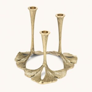 Aluminium Casting Flower Stand Design Best Selling <b>Candle</b> Holder 3 Arms Pillar Holder Top Selling <b>Dinner</b> Table - Product Image 6