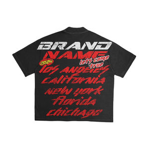 Camiseta de Manga Corta al por Mayor de Alta Calidad, Personalizable, Unisex, 100% Algodón, Tallas Grandes, Felpa Sólida, 250g, Ecológica - Product Image 2