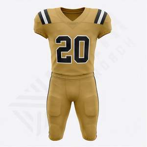 ชุดฟุตบอลอเมริกันผู้ชายไซส์ใหญ่ ระบายอากาศได้ดี ผลิตจากโพลีเอสเตอร์ 100% ปรับแต่งได้ ขายส่งจำนวนมาก ทนทาน คุณภาพสูง - Product Image 1