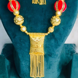 Dernier design d'ensembles de bijoux de mariage tendance DDP en cristal bleu Meilleur achat de l'Inde Prêt à expédier au Royaume-Uni, en France et aux États-Unis Cadeaux de fêtes - Product Image 1