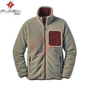 Veste matelassée en polaire thermique longue et durable pour hommes, taille plus, capuche respirante, chaude, pour la randonnée en plein air, fermeture éclair sur le devant, douce et décontractée - Product Image 3