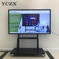 Grande carte intelligente interactive de 86 pouces avec grand angle de vue pour une collaboration et des présentations améliorées