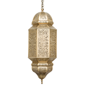 Hot Selling Golden Finished Luxury Arabian Design Home Hotel Decor Hanging Pendant <b>Lamp</b> <b>Lantern</b> At Wholesale Price - Product Image 1