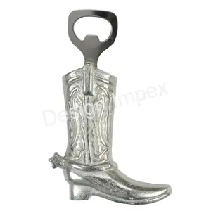 Abridor de Botellas de Zapato de Caballo Grabado, Abrebotellas de Metal de Aluminio, Respetuoso con el Medio Ambiente, Amante de Bar, Buen Regalo, Abrebotellas para Decoración de Mesa de Club - Product Image 1