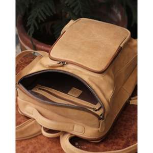 <b>Stylish</b> Cowhide Leather <b>Backpack</b> Premium Quality from Indonesia Design with Adjustable Straps Durable Functional Fashion - Product Image 5