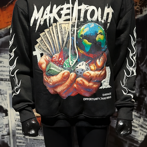 Sudadera con Capucha Corta Extra Grande de Nuevo Diseño, Unisex, con Logotipo Personalizado, Fabricante de Sudaderas con Capucha de Algodón Personalizadas para Hombre, Sudadera con Capucha Estampada Personalizada de 500 g/m² - Product Image 6