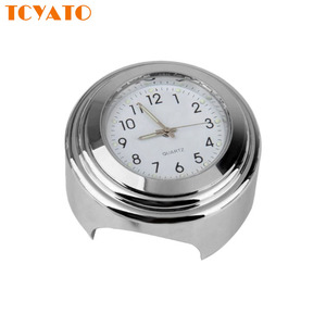 TCYATO 7/8 pouces, accessoires de <span class=keywords><strong>moto</strong></span>, support de montre, horloge, calendrier, thermomètre en aluminium, montre étanche pour guidon - Product Image 1
