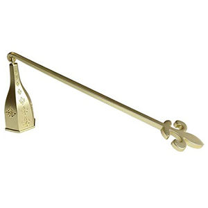 Ensemble d'éteignoir à bougie en laiton doré tendance au design moderne de luxe Fer gaufré avec accessoire à poignée et cadeau - Product Image 5