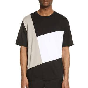 Camisas de algodón de diseñador de alta calidad para hombres Camiseta personalizada de peso pesado Tela de punto de impresión digital - Product Image 2