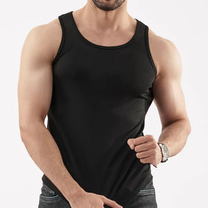 Débardeur de sport pour hommes, singlet de musculation pour hommes, veste de musculation pour la salle de sport avec logo personnalisé - Product Image 1