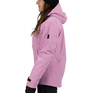 Chaqueta de esquí personalizada OEM para mujer con aislamiento Interior carcasa impermeable Impresión de logotipo Streetwear ajuste y opciones de Etiqueta - Product Image 2