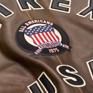 Avirex แจ็คเก็ตนักบินหนังแท้สำหรับผู้ชาย, แจ็คเก็ตนักบินหนังแท้มีให้เลือกทุกขนาดและหลายสี - Product Image 6