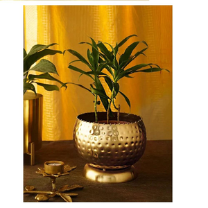 Modern Luxury Metal Flower <b>Vase</b> <b>Unique</b> Tableware Decoration with Customized Size and Shape Attractive Rate - Product Image 1