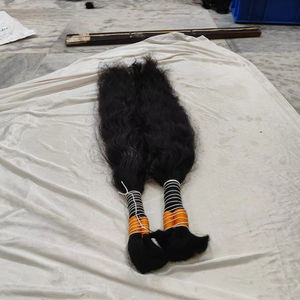 Vente en gros de cheveux humains en vrac humides et ondulés pour le tressage sans trame vague profonde en vrac Boho cheveux humains tressage extension de cheveux - Product Image 1