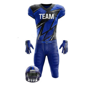 Nouvel uniforme de football américain pour adultes, respirant, à manches courtes, design personnalisable, vente en gros avec accessoires - Product Image 2