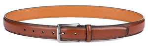 Custom Hot Selling Men's Classic Vintage <b>Needle</b> Buckle Luxury Cattle <b>Leather</b> Belt - Product Image 3