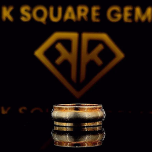 Anillo de diamantes de moissanita ICED OUT, anillos de diamantes de corte redondo, anillo de media eternidad helado para hombre de Plata de Ley 925 - Product Image 4