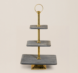 Soporte para servir pasteles de mármol, forma redonda, manualidades hechas a mano, soporte para cupcakes, nuevo soporte para servir postres - Product Image 3