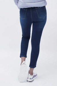 2025 taille haute femmes jean respirant Stretch Denim pantalon à la mode OEM haute qualité Denim pantalon en gros - Product Image 2