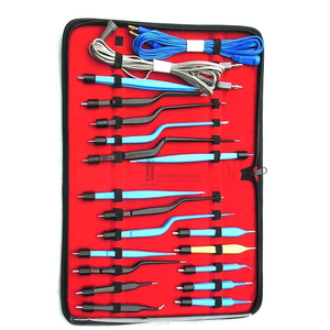 Kit de pinces à baïonnette bipolaires antiadhésives de qualité supérieure ensemble d'instruments chirurgicaux en acier inoxydable Instruments chirurgicaux à base électrique - Product Image 2