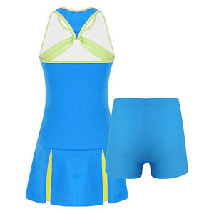 Cheerleader Últimos diseños Sublimated Tennis Uniform Jersey Venta al por mayor Youth Size Club League Tennis Jersey barato - Product Image 2