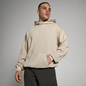 2026 vente en gros 420 Gsm lavage à l'acide coton polaire sweat à capuche surdimensionné goutte épaule coupe ample en détresse français éponge hommes sweats à capuche - Product Image 1