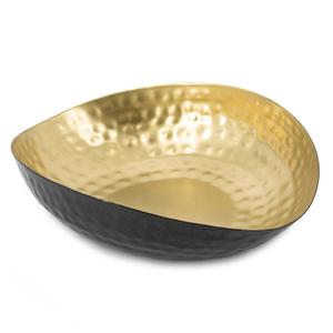 Plateau de service vintage en métal noir mat à bords festonnés |   Plateau porte-bougie décoratif en fer |   Décoration de centre de table de mariage rustique - Product Image 6