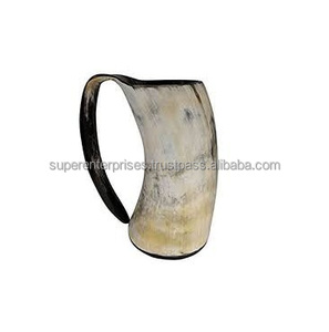 Tasse en corne entièrement noire, meilleur décor d'intérieur, conception de matériau Unique avec couleur naturelle, tasse à boire hautement conçue - Product Image 4